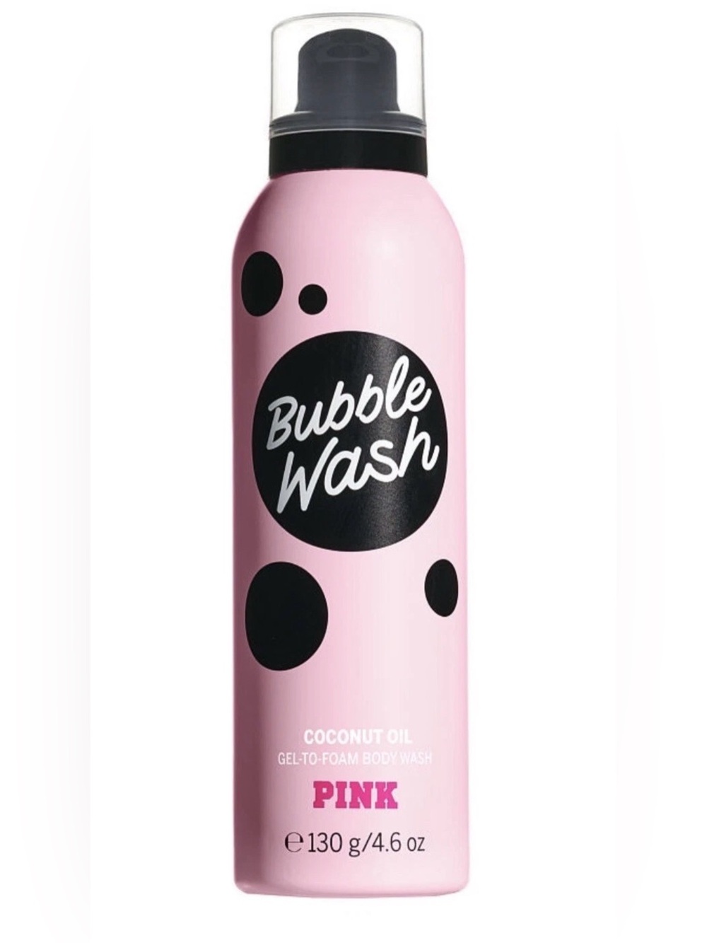 Victoria's Secret PINK Bubble Wash w/ Coconut Oil Gel-to-Foam Body Wash ~ 4.6 oz